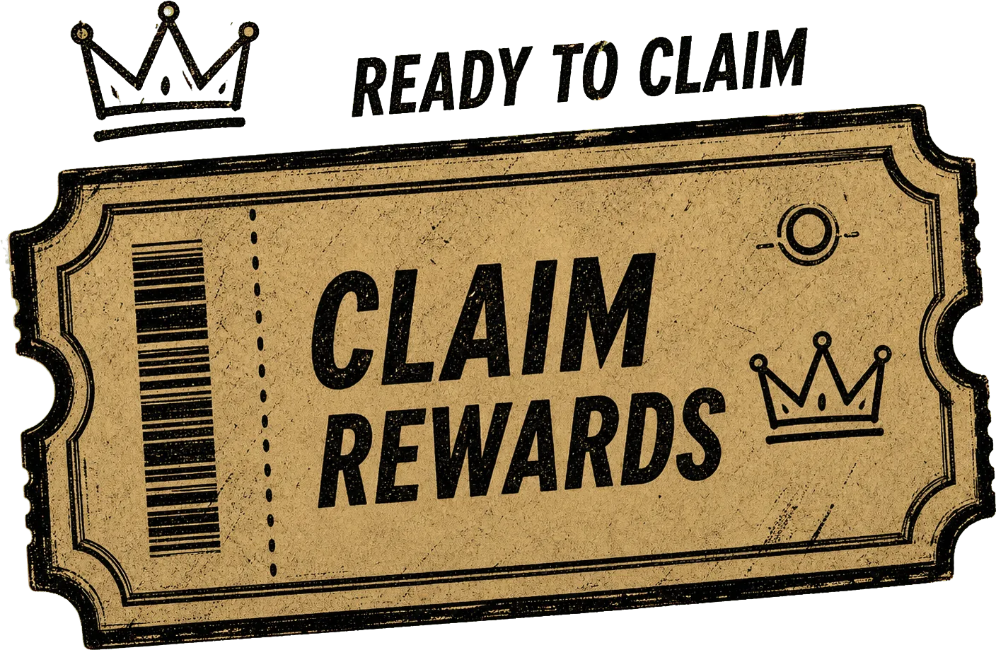 Ready to claim — claim rewards ticket
